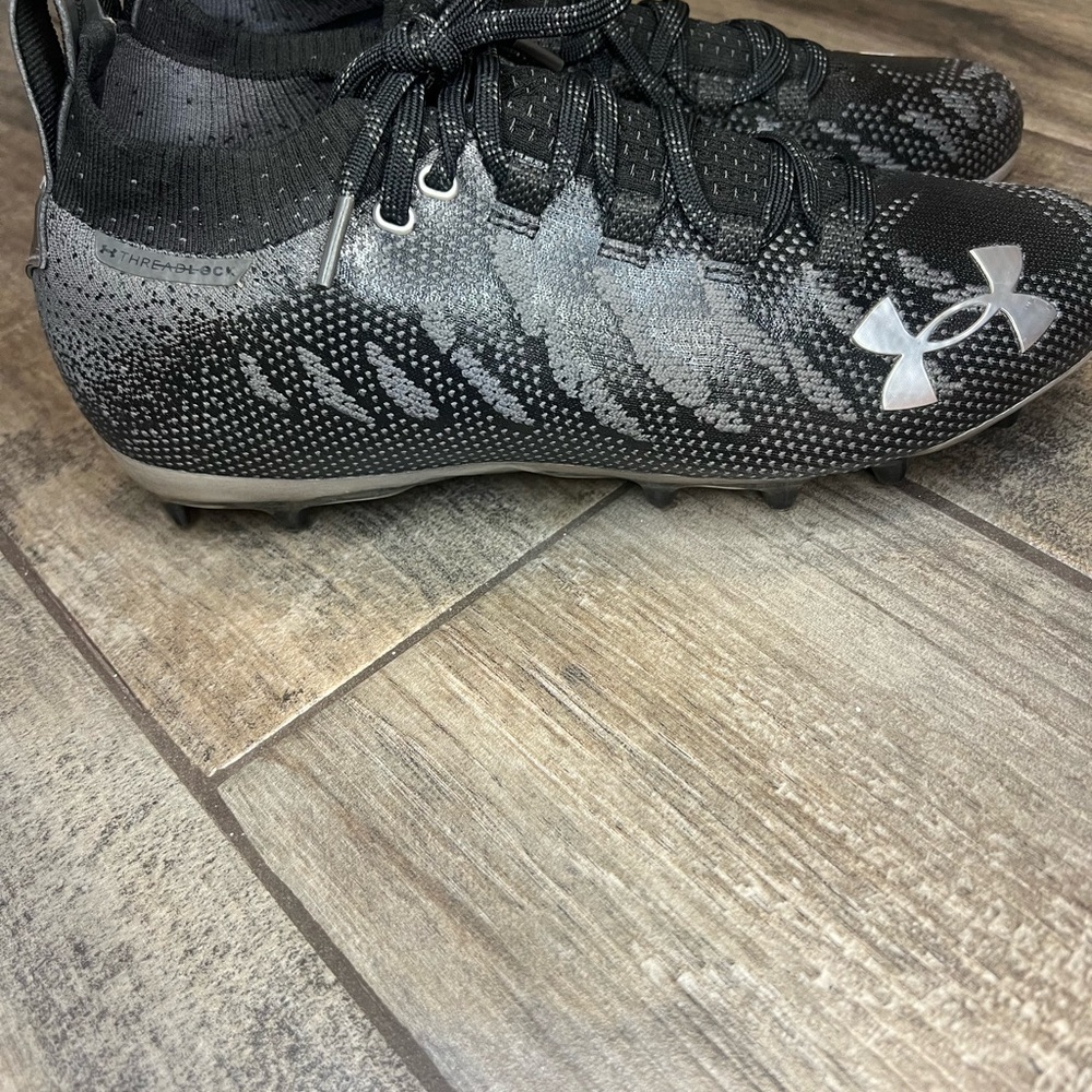Under Armour Black and Gray low cleats